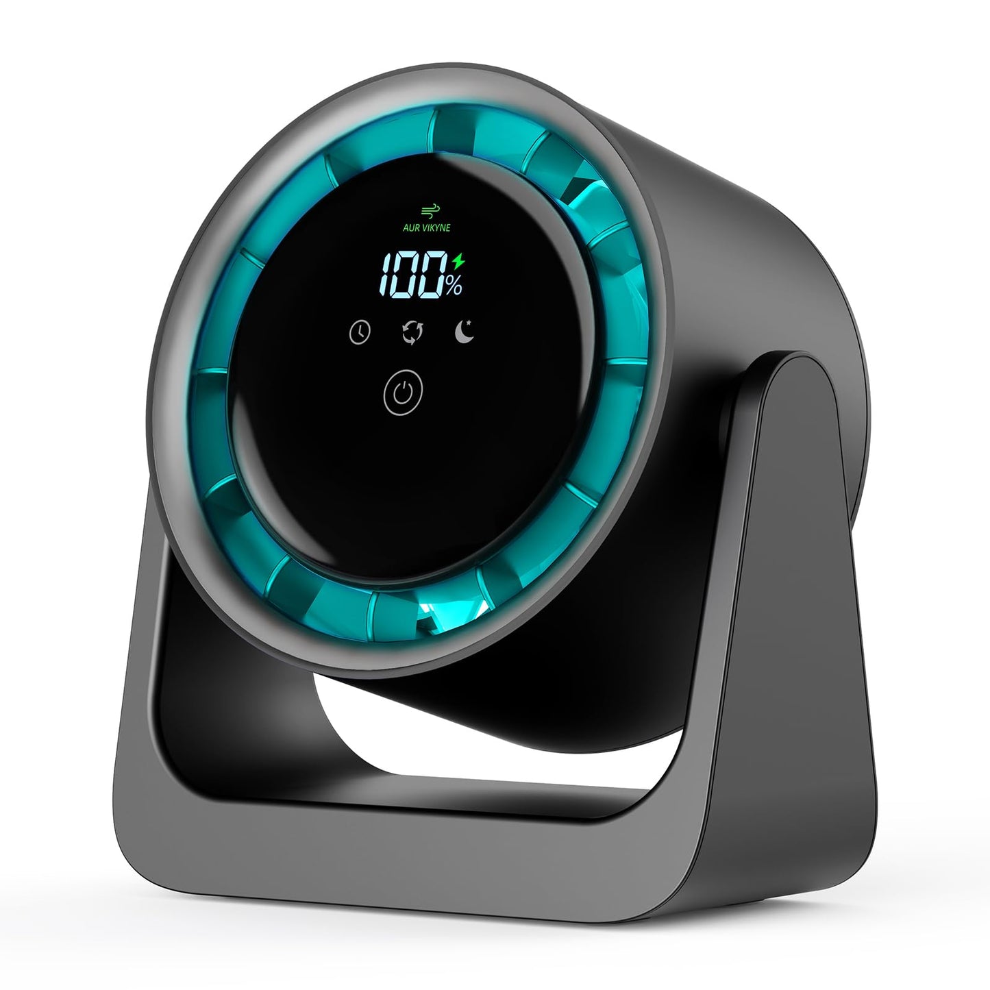 Tryetas Turbo Desk Fan 100 Speeds Rechargeable Cooling Fan 30dB Ultra Quiet