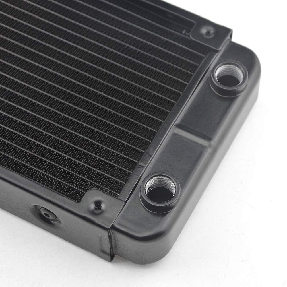 BXQINLENX 18 Pipe Aluminum Heat Exchanger Radiator for PC CPU CO2 Laser Water Cool System Computer 360mm(B)