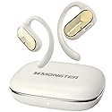 Monster Open Ear AC312 Headphones, Bluetooth 5.4, Wireless Earbuds with ENC Noise-Cancelling Mic, Immersive Stereo Sound by 16mm Large Drivers, Clear…