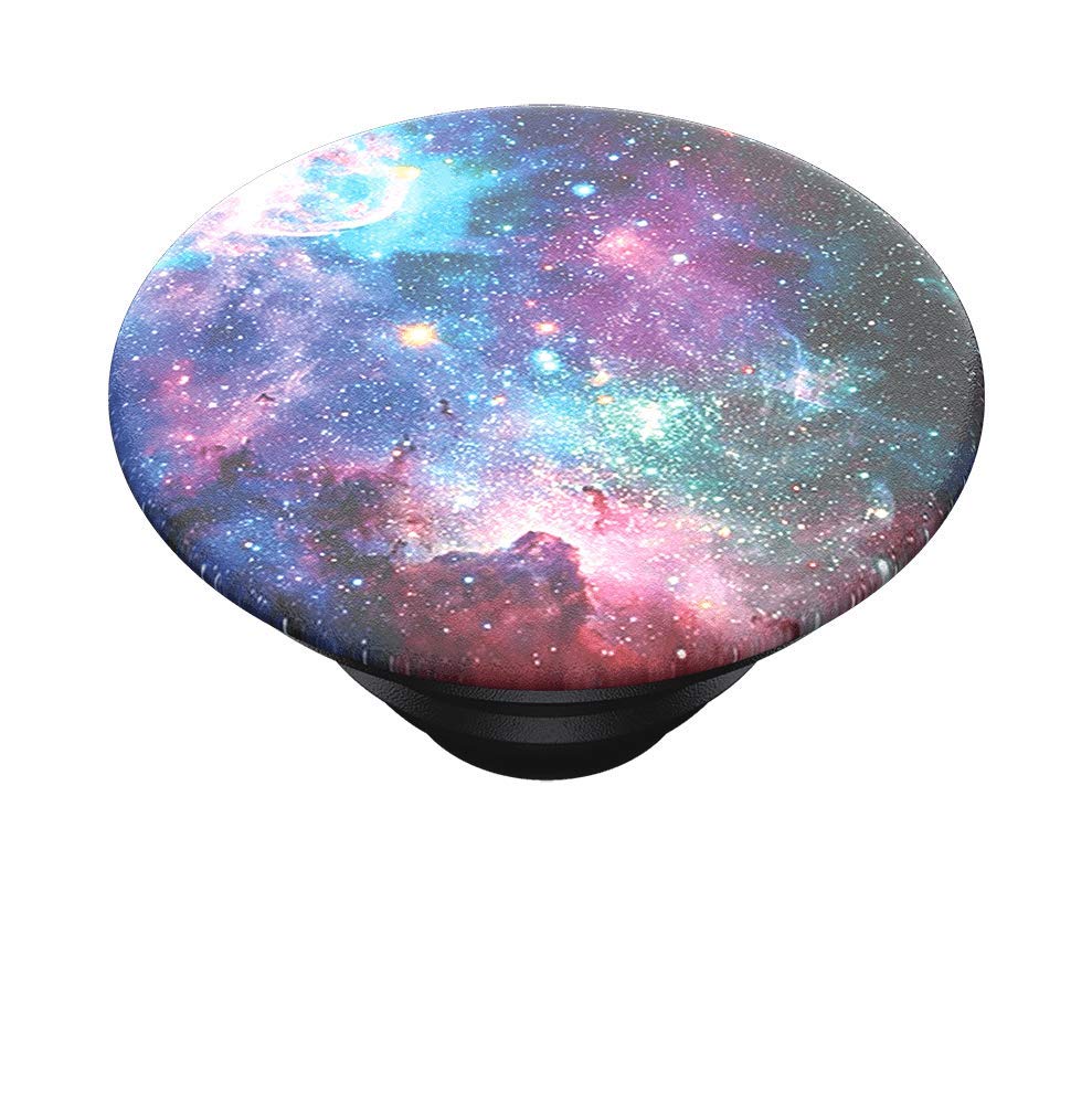 PopSockets Adhesive Phone Grip, Holder, Phone Stand, Blue - Blue Nebula