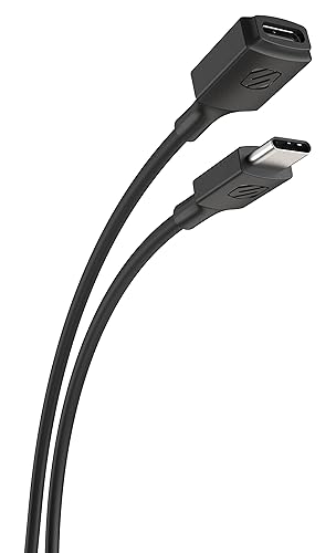 Scosche USBCEXT6-SP ExtendIt USB Type-C Female to USB Type-C Male Extension Cable 6-Foot, Black