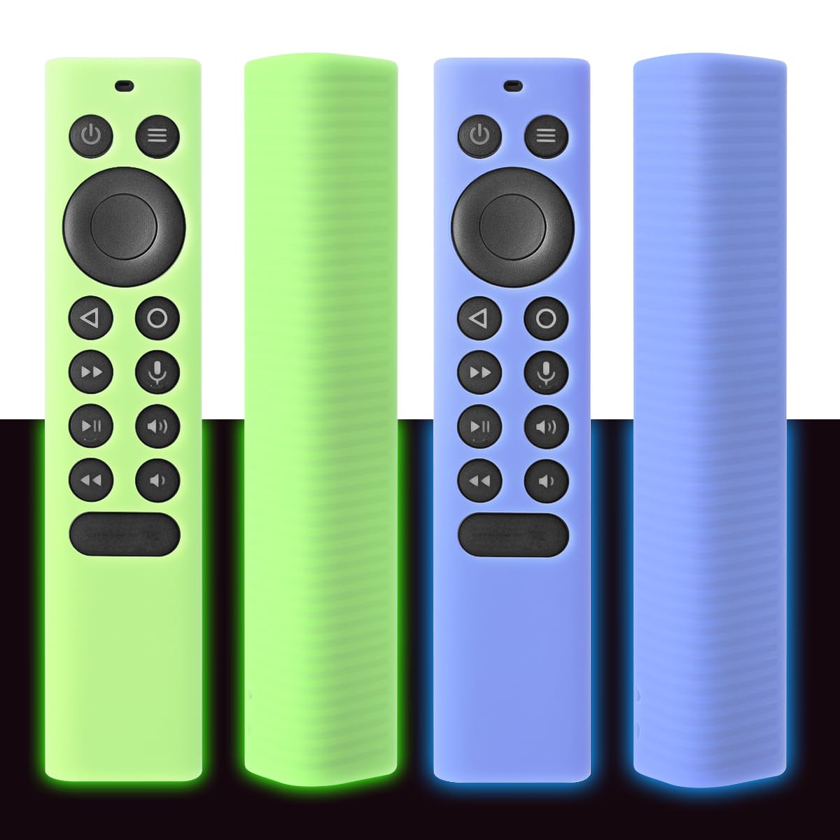 [2 Pack] Silicone Protective Cover for NVIDIA Shield TV Pro/4K HDR Remote Controller Series, Light Weight Kids-Friendly Silicone Skin