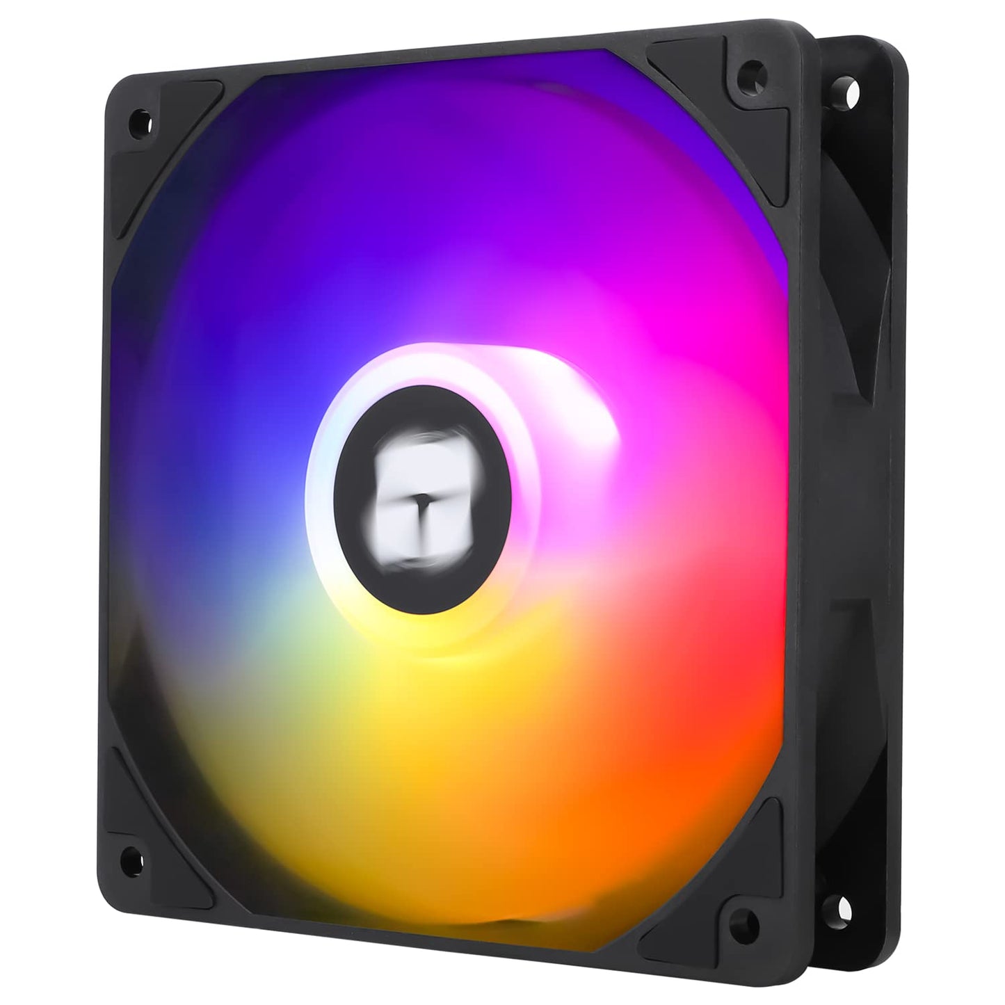 Thermalright TL-C12C-S CPU Fan, 120mm 4pin PWM Silent Computer Case Cooler Fan, with S-FDB Bearing Included, up to 1550RPM PC Cooling, Black ARGB