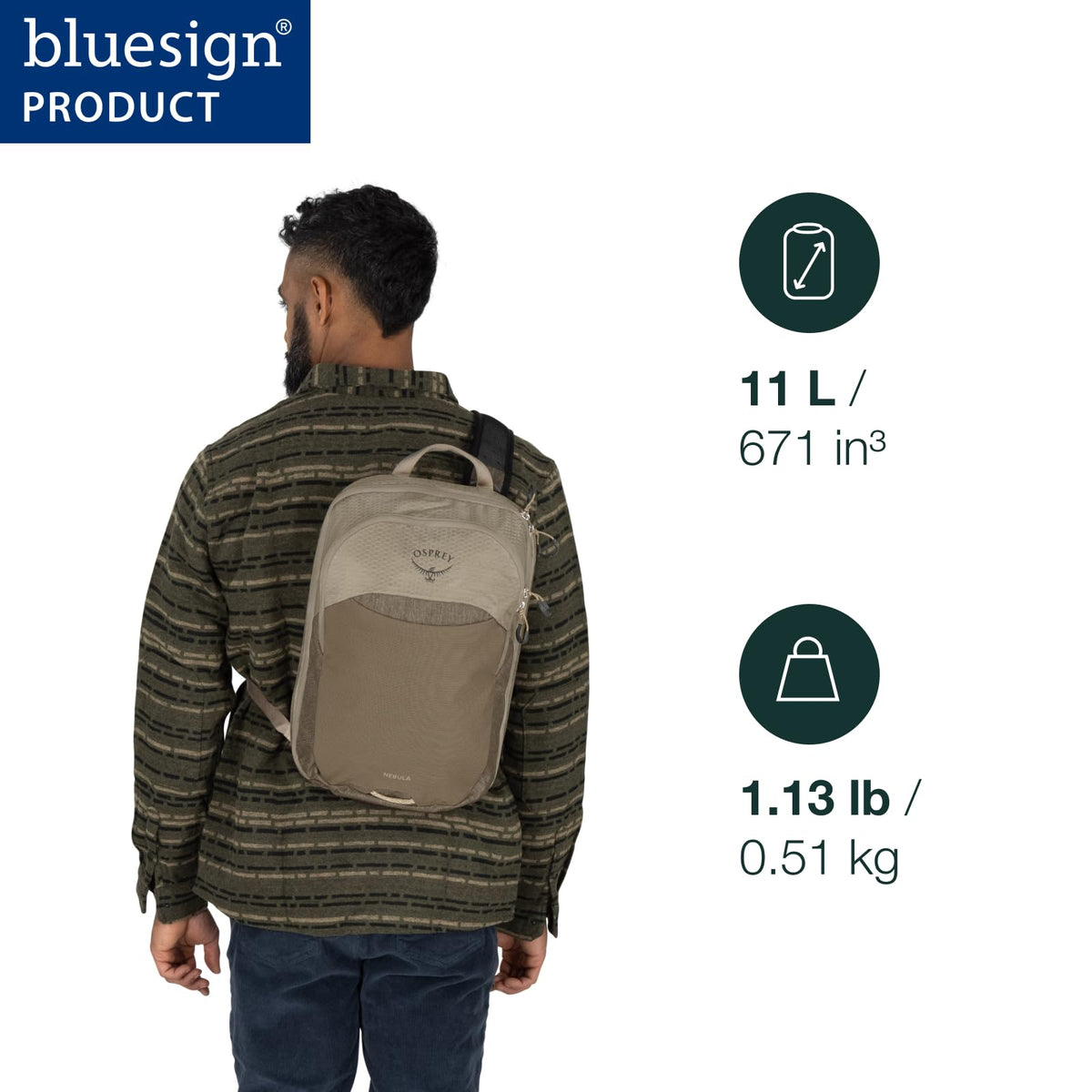 Osprey Nebula Shoulder Sling Bag, Black OS