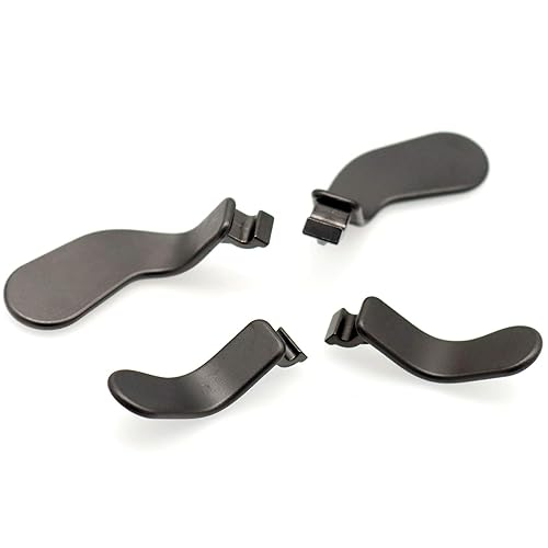Deal4GO New Trigger Button Paddles Set w/Short & Long Metal Paddle Replacement for Xbox One Elite 2 Controller Series
