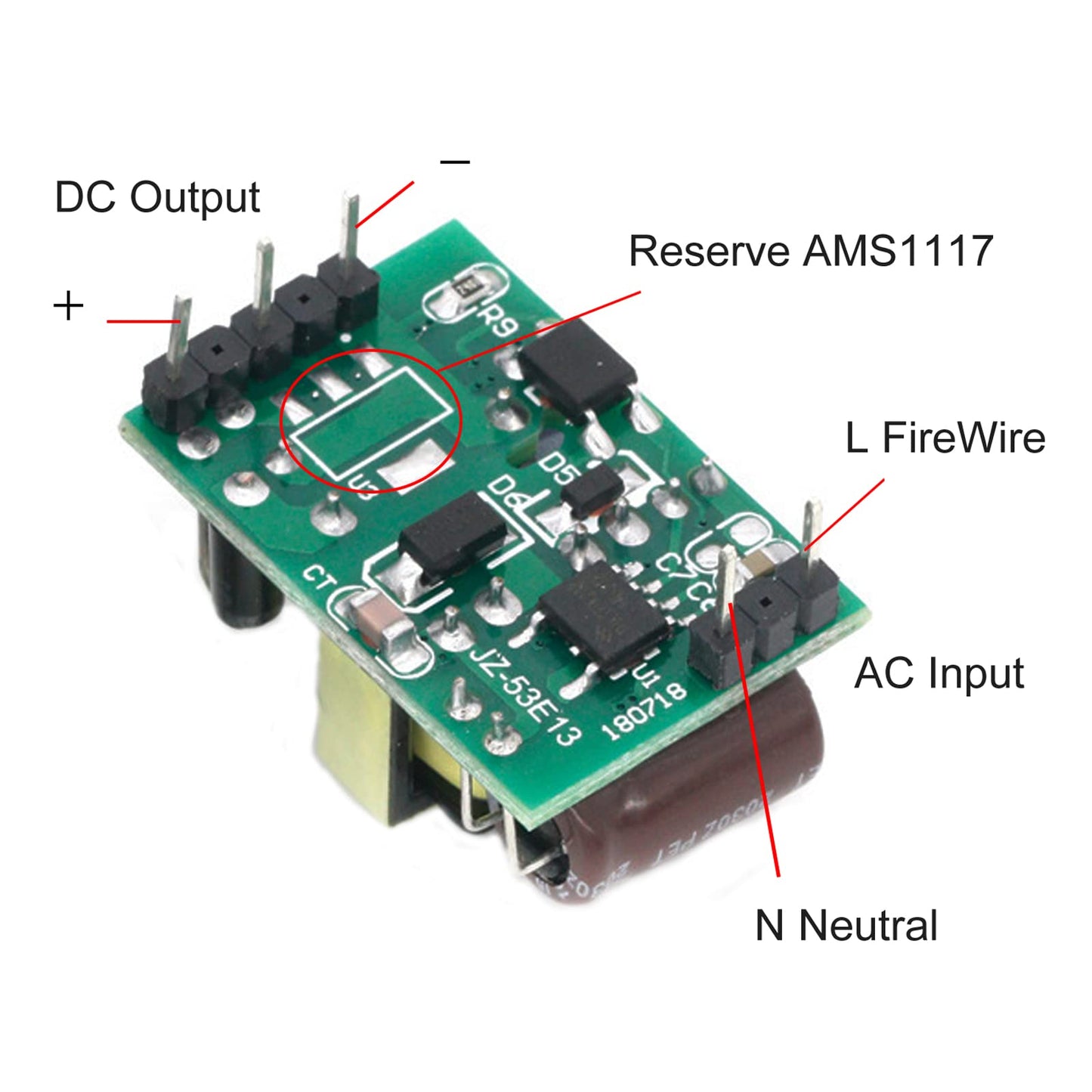 AITIAO 6Pcs AC-DC Precision Buck Power Supply Module 12V 400mA Isolated Switch Power Supply Buck Converter AC 110V 100V-264V to 12V 400mA Isolated…