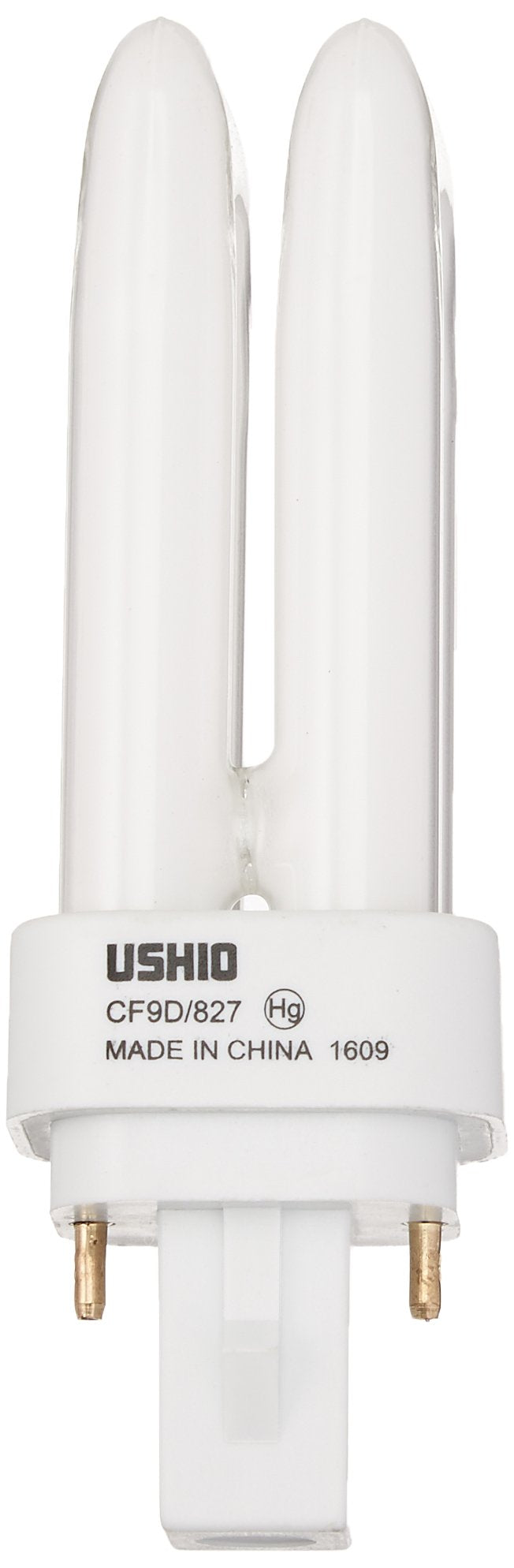 Ushio BC8843 3000065 - CF9D/827-9W - 2 Pin G23-2 Base - 2700K - CFL Bulb