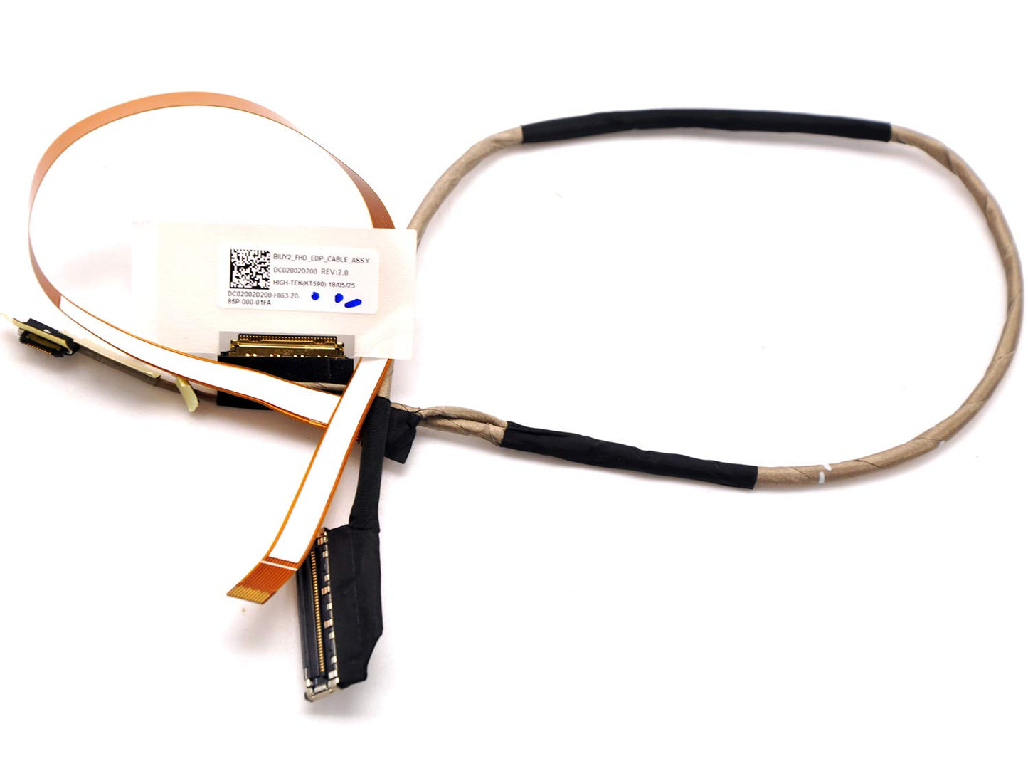 Deal4GO UHD LCD Screen Cable for Lenovo Yoga 710 710-14 710-14IKB 710-14ISK 80TY 30-Pin LED Video Display Cable DC02002D200