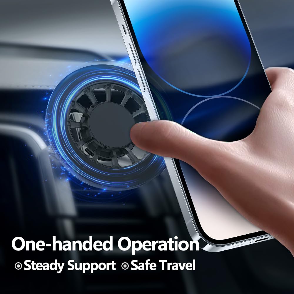 CLEC Fits for Magsafe Car Phone Holder Mount for Volvo XC90 2016-2025 Magnetic Phone Holder Adjustable for Car Vent for iPhone 17/16/15/14/13/12