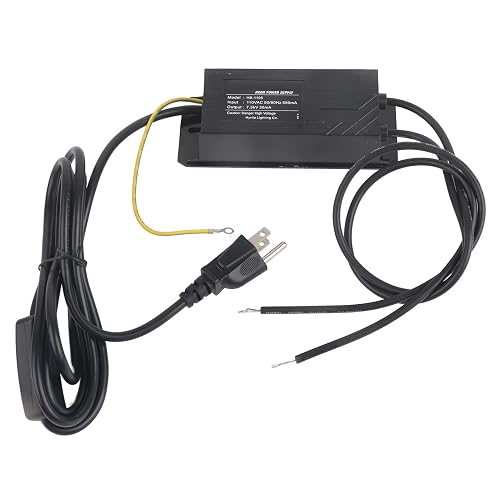 Neon Light Transformer Power Supply Rectifier Kit Walfront 7.5KV 30mA 110V Black Neon Transformer Power Electronic Neon Light Signs Bar Lights