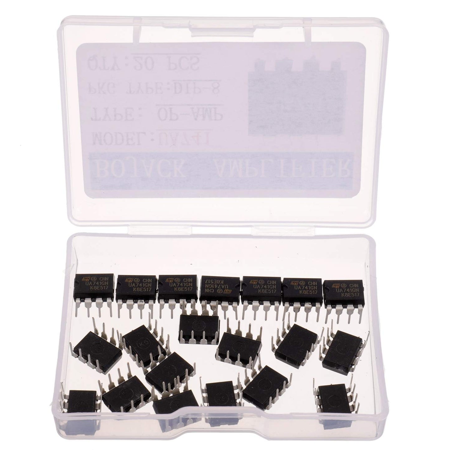 BOJACK UA741General Purpose High Gain Operational Amplifier UA741CN Single Op Amp DIP-8 (Pack of 20)