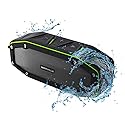 Rockville RPB27 V2 20w Portable Waterproof Bluetooth Speaker with Bumping Bass, TWS Wireless Stereo Linking, 18 Hour Battery, Rugged Design