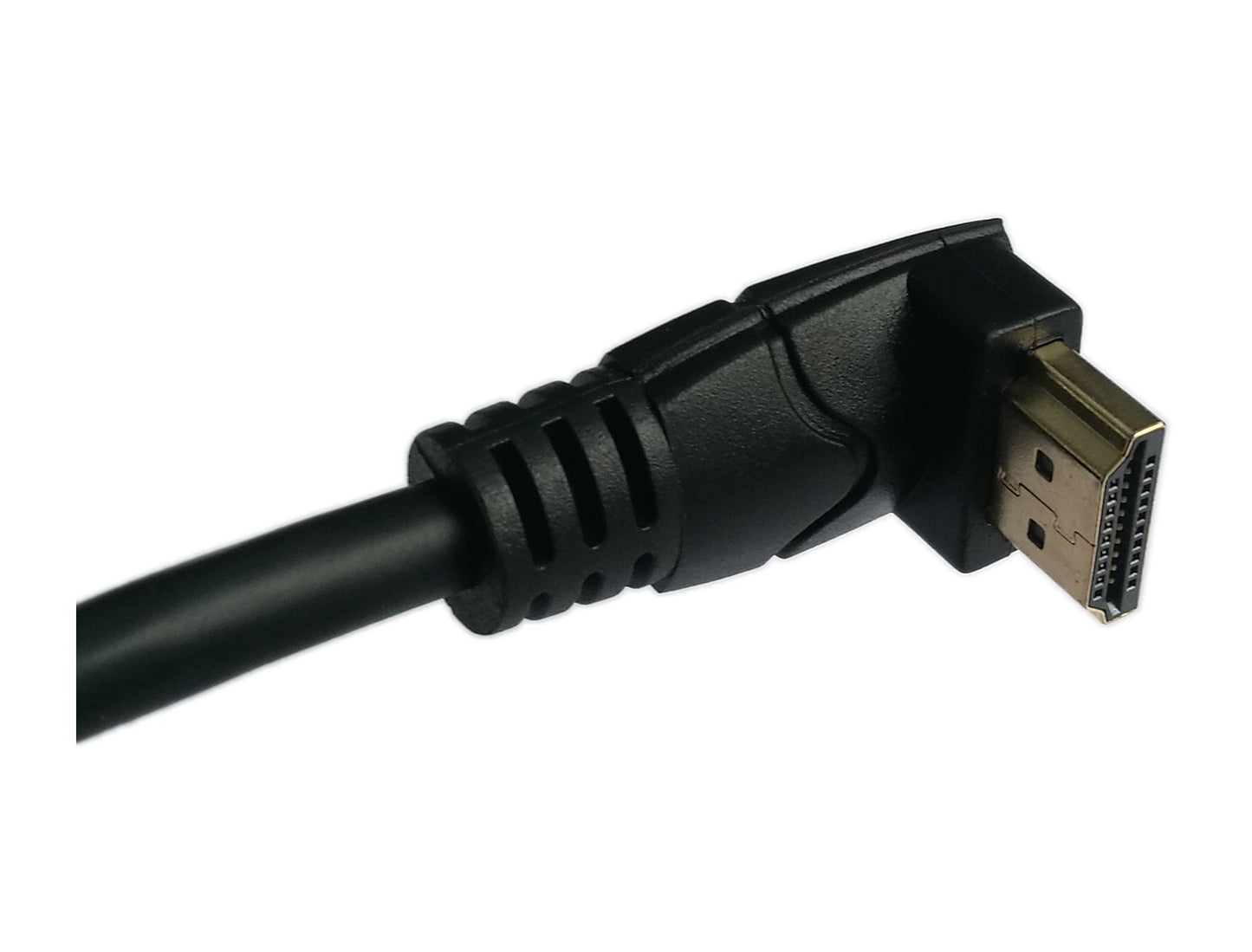 zdyCGTime 5 Inch HDMI Down Angle 90 Degree Vertical Right Cable -Supports 4K@60Hz, High Speed, HDMI 2.0 Ready - UHD, Ethernet & Audio Return - Video