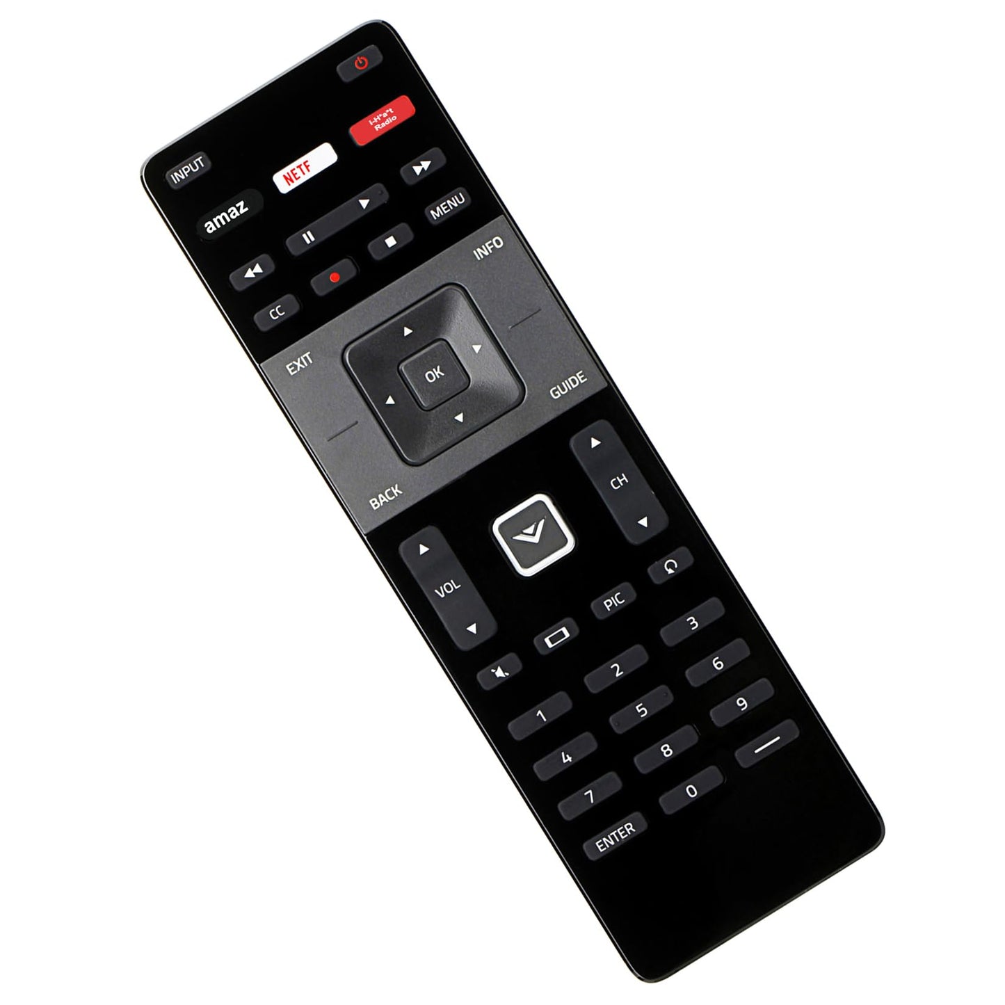 XRT122 Replace Remote fit for Vizio TV D43f-E2 D32f-E1 D39f-E1 D43f-E1 D48f-E0 D50f-E1 D55f-E0 D55f-E2 E40C2 E65x-C2 E55-C2 D48-D0 E55-C1 E550i-B2