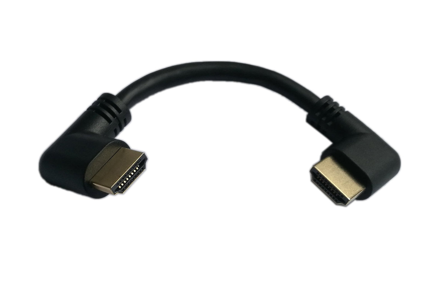 zdyCGTime 5 Inch HDMI Left to Right Angle 90 Degree Vertical Right Cable -Supports 4K@60Hz, High Speed, HDMI 2.0 Ready - UHD, Ethernet & Audio Return