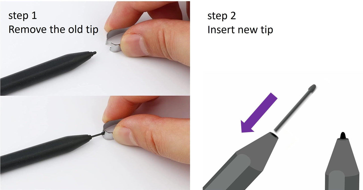 ?2Pack Soft Tips? S26 Ultra Pen Tips Replacement for Samsung Galaxy S26 Ultra S Pen Tips, S26 Ultra Stylus Pen Replacement Tips/Nibs+Tweezers