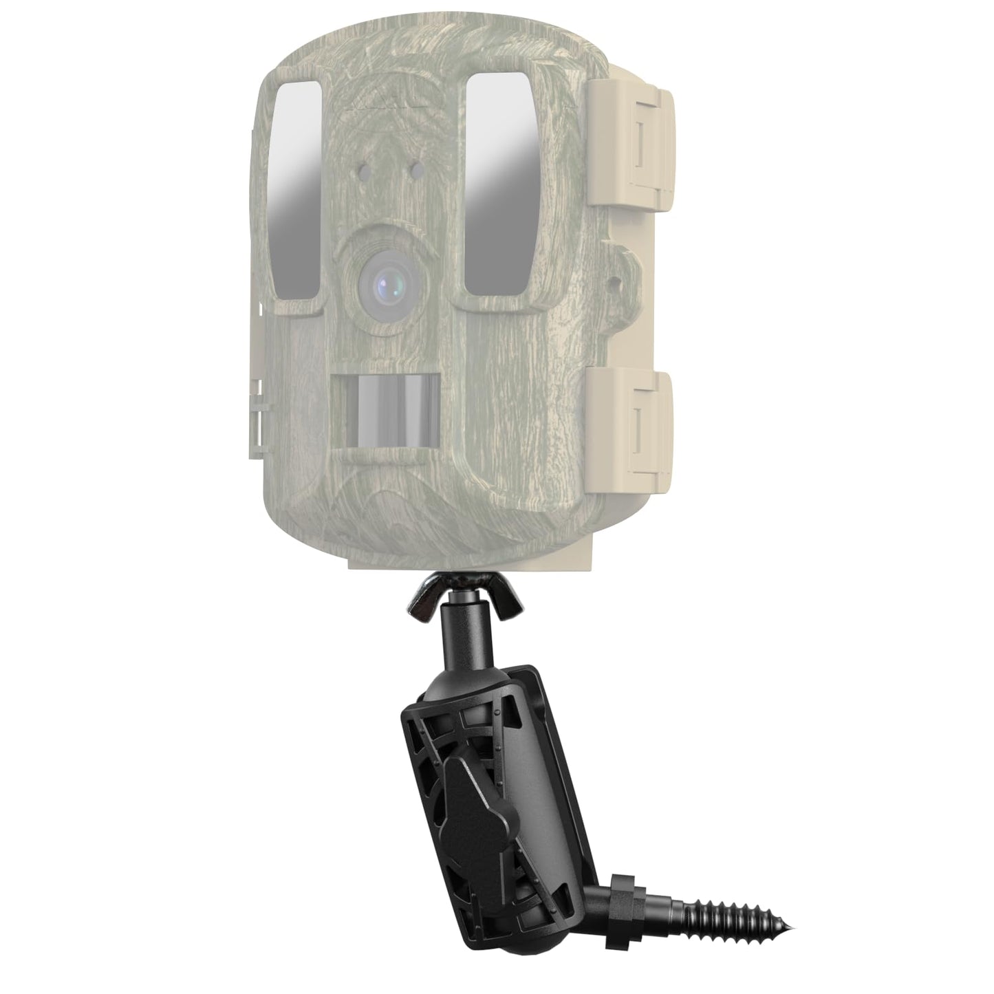 ORIPIK Adjustable Trail Camera Tree Mount: Game Camera Outdoor Mounting Bracket Holder with Double 360° Swivel Tilt Ball Joints, 1 Pack