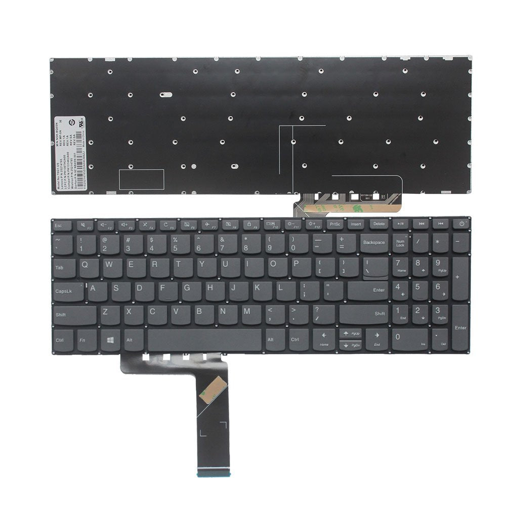 Laptop Replacement Keyboard Fit Lenovo IdeaPad V330-15 V330-15ISK V330-15IKB US Layout (No Backlight)
