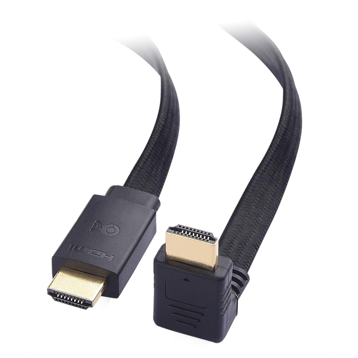 Cable Matters 90-Degree Flat 48Gbps Ultra HD 8K HDMI Cable 10 ft with 8K @60Hz, 4K @120Hz and HDR Support for PS5, Xbox Series X/S, RTX3080 / 3090, RX