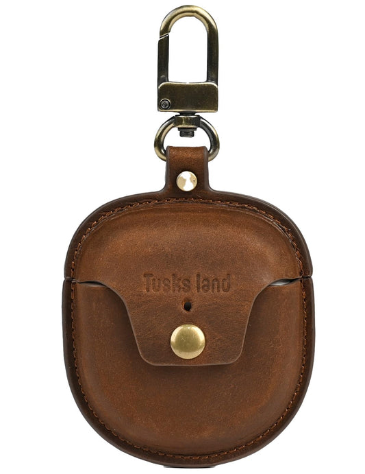 Tusks Land for Bose QuietComfort Ultra Case (2023) & for Bose QuietComfort Earbuds II (2022),Bluetooth Earphone Protective Cover Genuine Leather