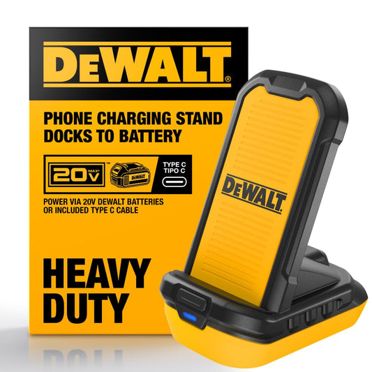 DEWALT Wireless Charger Stand - Compatible with DEWALT 20V MAX Batteries
