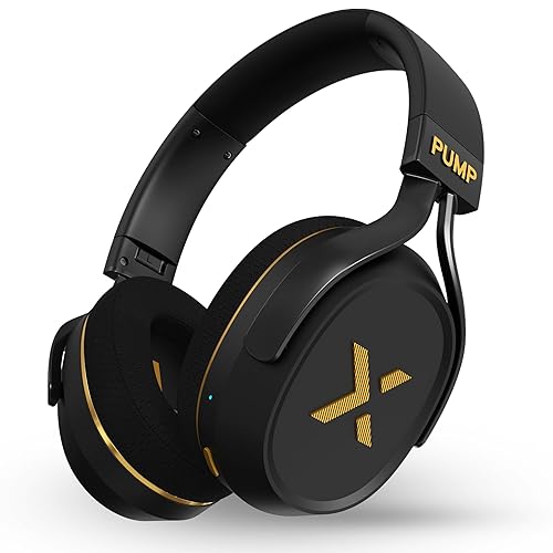 BlueAnt Pump X Wireless Over-Ear Headphones, Bluetooth, Powerful Bass, Active Noise Cancelling & Transparency Mode, Interchangeable Ear Cups, All-Day…
