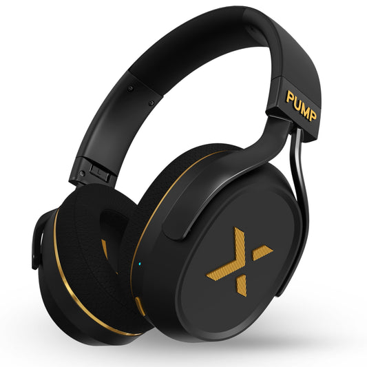 BlueAnt Pump X Wireless Over-Ear Headphones, Bluetooth, Powerful Bass, Active Noise Cancelling & Transparency Mode, Interchangeable Ear Cups, All-Day…