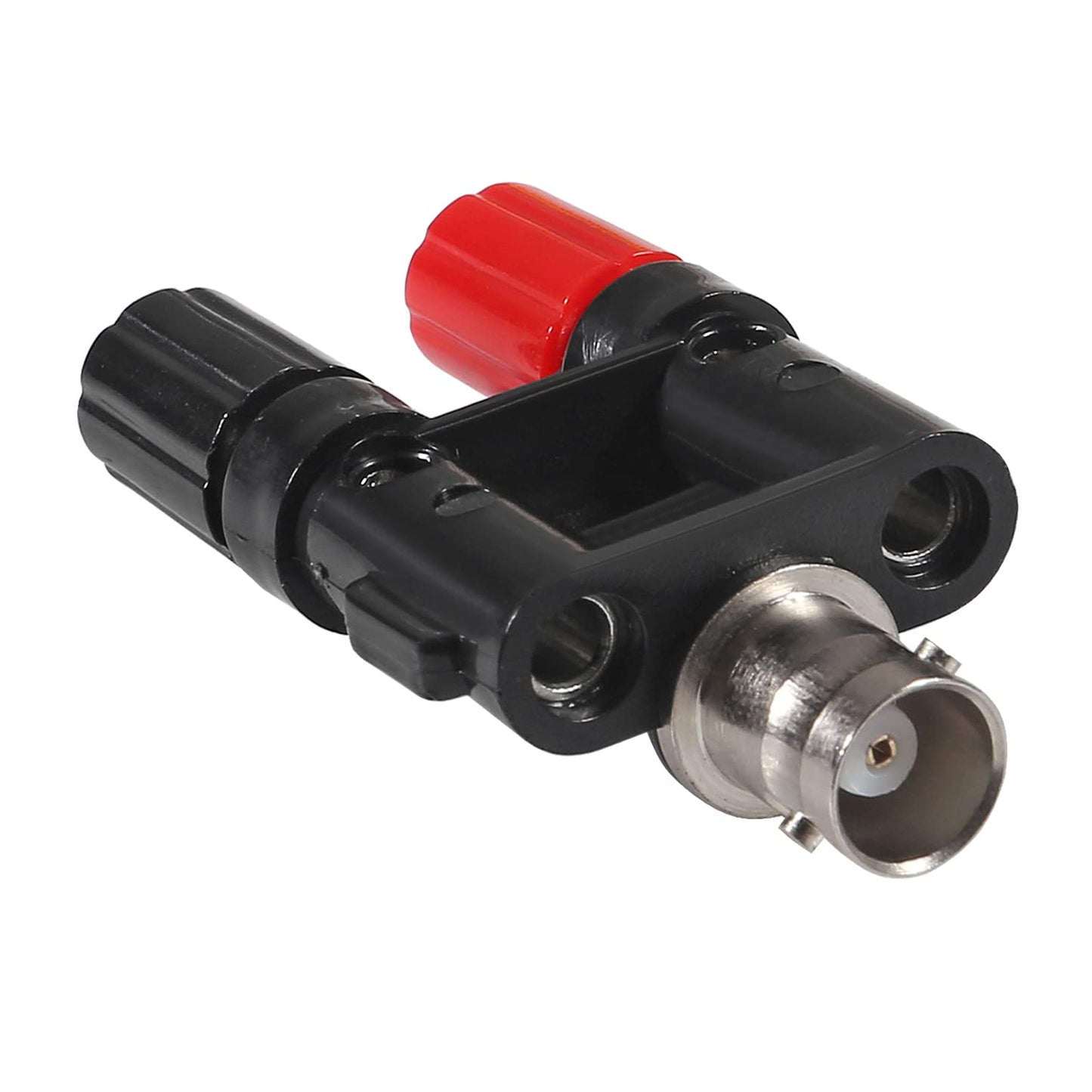 DIANN 4pcs BNC Female Plug to 2X 4mm Dual Banana Female Connector BNC Banana Adapter RF Coax Coaxial Splitter