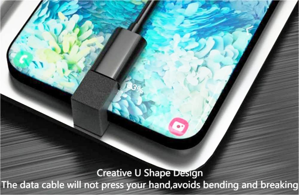 SHANFEILU USB C U-Shape Adapter 180 Degree USB 3.1 Type C Male to Female U-Shape Charging Connector Adapter 4K60Hz 10Gbps for Laptop,Tablet,USB-C…