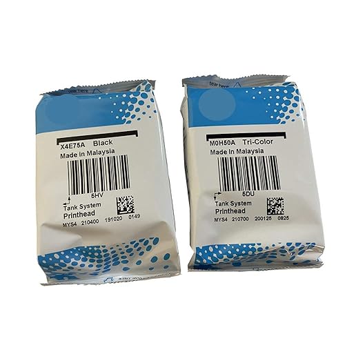 A Set ?Black & Tri-Color? X4E75A M0H50AA Print Head GT53 printhead for HP 517, 514, 532, 617, 515, 508, 510, 511, 518, 519, 531, 538, 610, 618