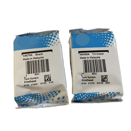 A Set ?Black & Tri-Color? X4E75A M0H50AA Print Head GT53 printhead for HP 517, 514, 532, 617, 515, 508, 510, 511, 518, 519, 531, 538, 610, 618