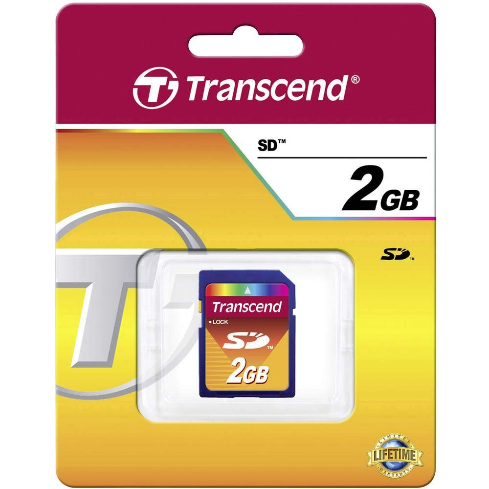 Transcend 2 GB SD Flash Memory Card (TS2GSDC)