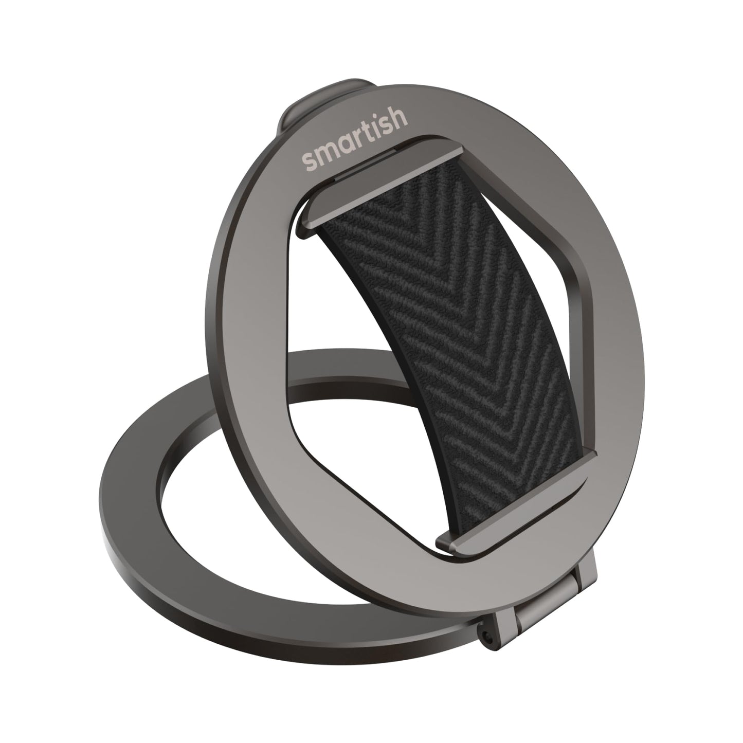 Smartish® MagSafe Grip Kickstand - Quickstand - Magnetic Cell Phone Finger Loop Grip - [Dual-Sided Magnets] Ring Holder Mount w/MagSafe Adapter Kit