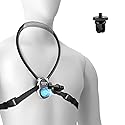 NEEWER GP-76 Magnetic Neck Mount Compatible with GoPro DJI Action Cameras, Quick Release Neck Holder with Air Cushion & Adjustable Chest Strap