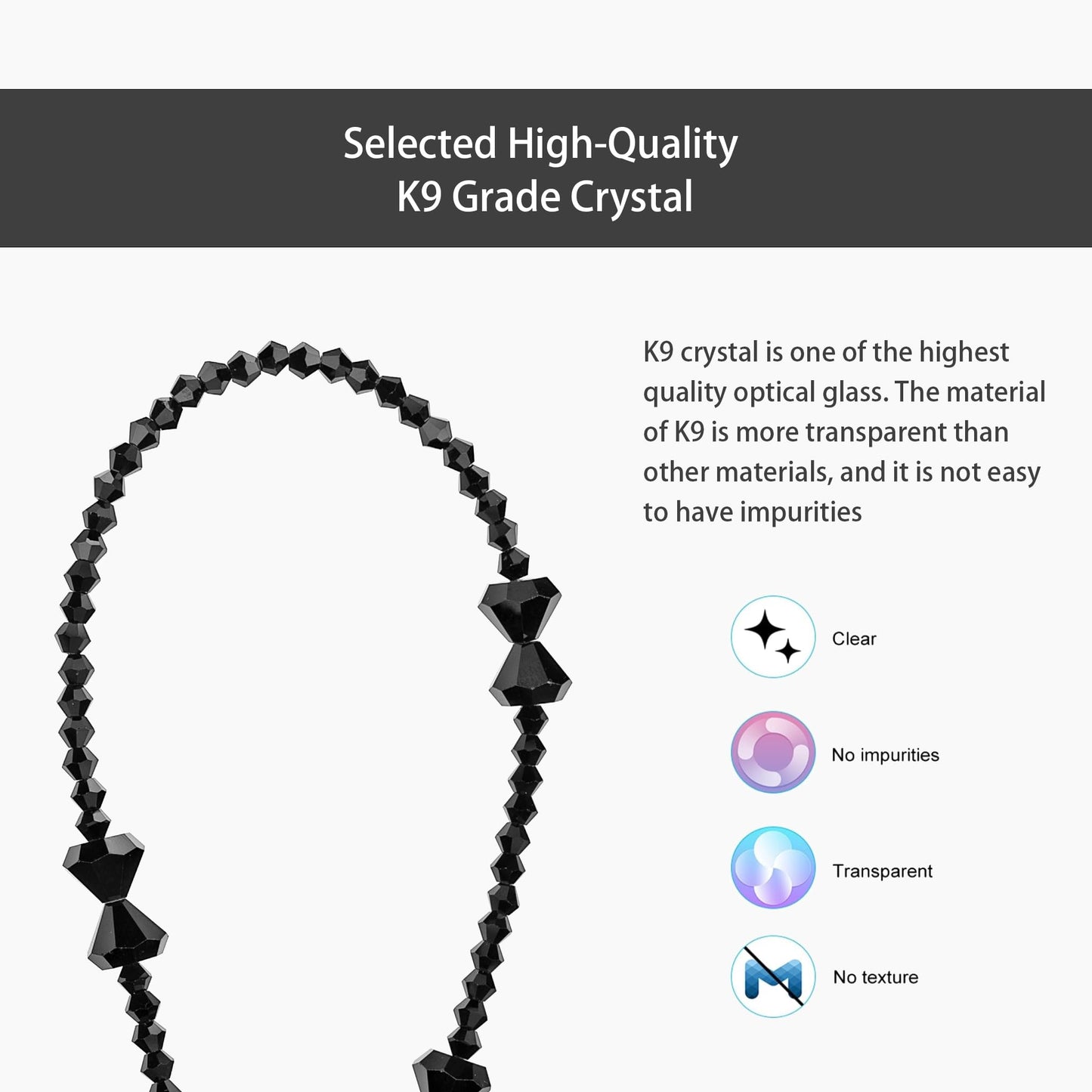 SENLLY Wristlet Phone Lanyard Charm, Selected K9 Crystal Wrist Strap, Use Stainless Steel Hardware, Jewel Gift for Women