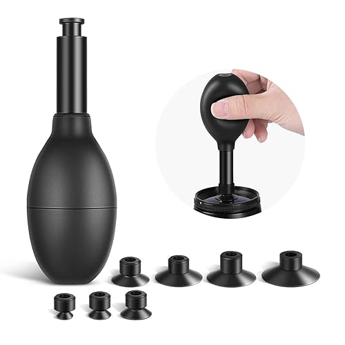 NEEWER 8-in-1 Lens Sucker Kit, IC Pick Up Vacuum Suction Pen with 7 Interchangeable Suction Cups Lens Repair Tool for Repair and Cleaning, Watches