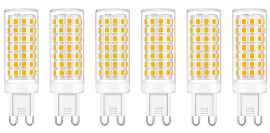 Low Voltage LED G9 LED Bulb 12V-24V AC/DC, G9 Bi Pin Base Dimmable 5W (50W Halogen Bulb Replacement) Warm White 3000K 400 Lumen Light Bulb for RV