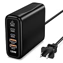 USB C Charging Station Fast Wall Charger USBC Charging Power Hub for Multiple Device Desktop Charge Block 3 USB C 2 USB A 120W Pd Rapid Strip Adapter