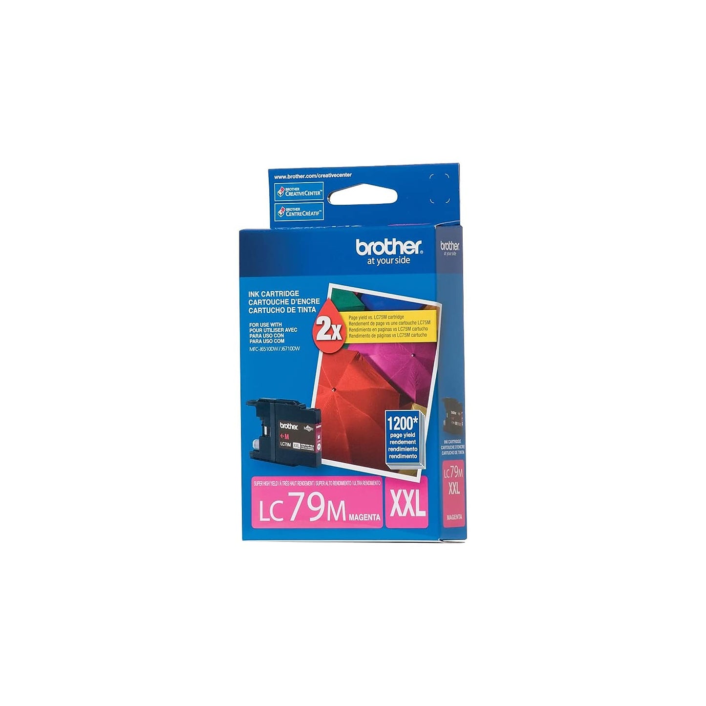 Brother Printer LC79M Super High Yield (XXL) Magenta Cartridge Ink - Retail Packaging