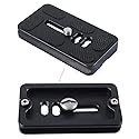 7cm Long Camera Quick Release Plate QS-70 with 1/4" Screw Compatible with Arca-Swiss Fit Tripod Ball Head Panning Head Panorama Head Panoramic Head