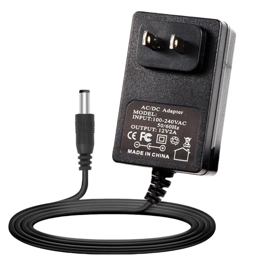 12V2A Adapter Power Cord Compatible with RESTECK, Vellax, Medcursor, Mirakel, InvoSpa Shiatsu Back Shoulder & Neck Massager AC/DC Adapter Class 2…