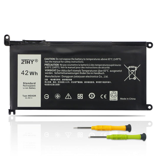 WDX0R 3CRH3 Battery Replacement for Dell Latitude 3480 3580 3189 3379 Inspiron 15 7579 7573 7560 7569 7570 5565 5567 5570 5578 5579 7586 7368 7378