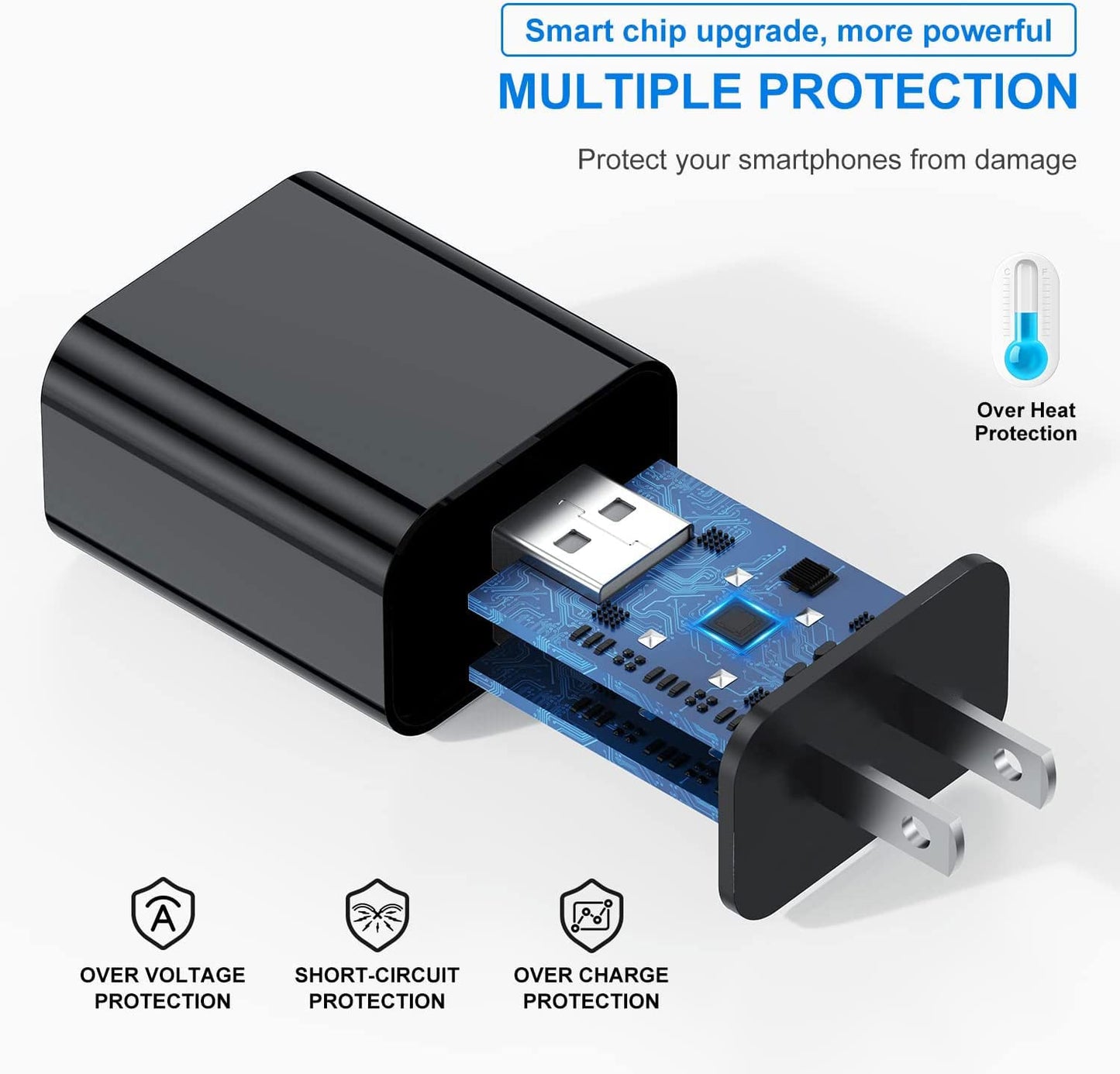 Samsung Micro Tablets Android Charger Compatible for Galaxy Tab A 10.1 (2016), 8.0, 7.0, 9.7, E, S2, 4, 3, SM-T580/550/530/387/585/290/295 Tablets