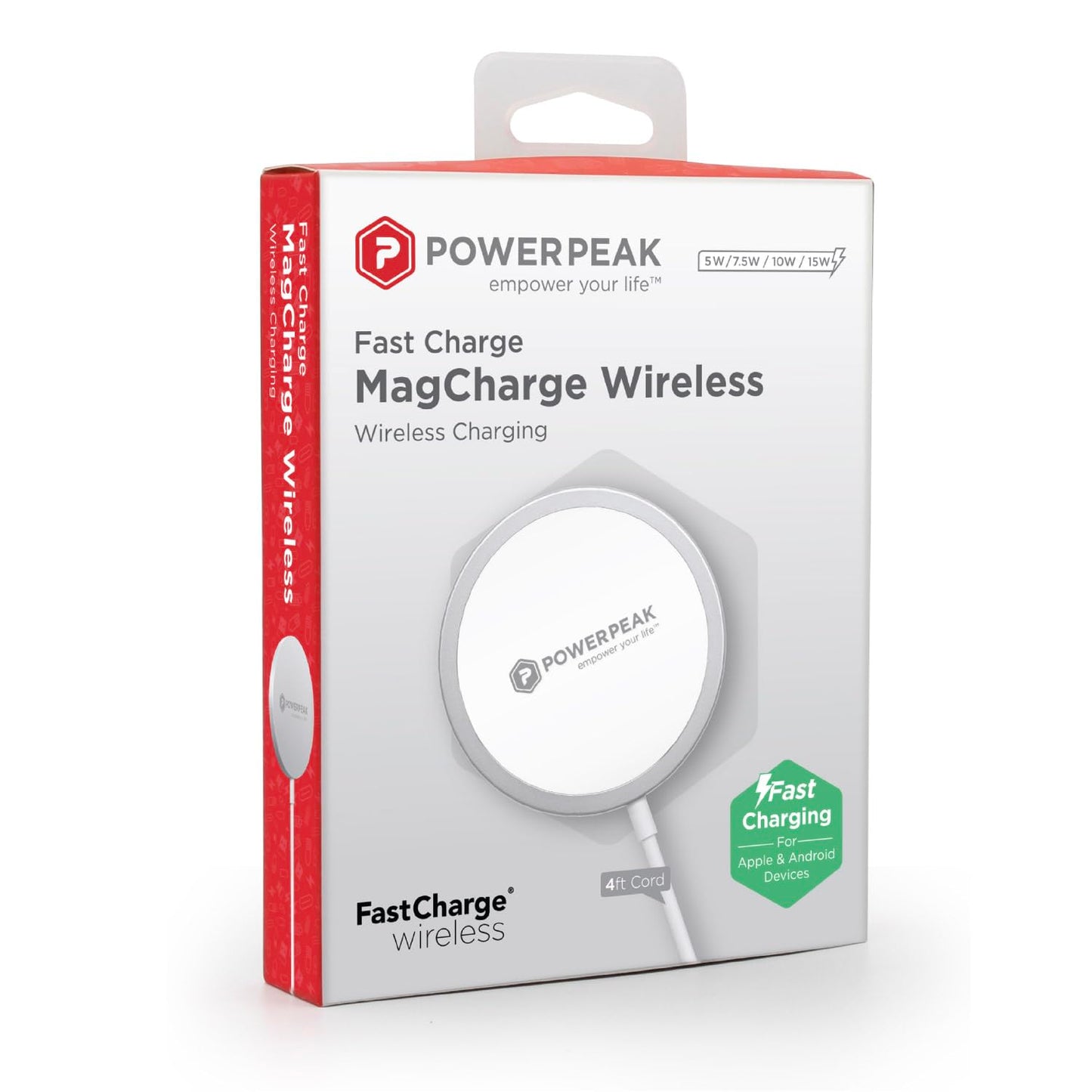 POWERPEAK MagSafe Charger Compatible, Magnetic Charger Cable - Wireless Charger with Fast Charging Capability, Not AC Adapter Included, Compatible