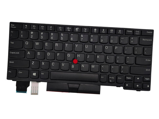 Laptop US Keyboard Compatible for Lenovo ThinkPad X280 A285 X390 X395 X13 Gen 1 L13 Gen 2 No Backlit Black 01YP000 01YP240 01YP040
