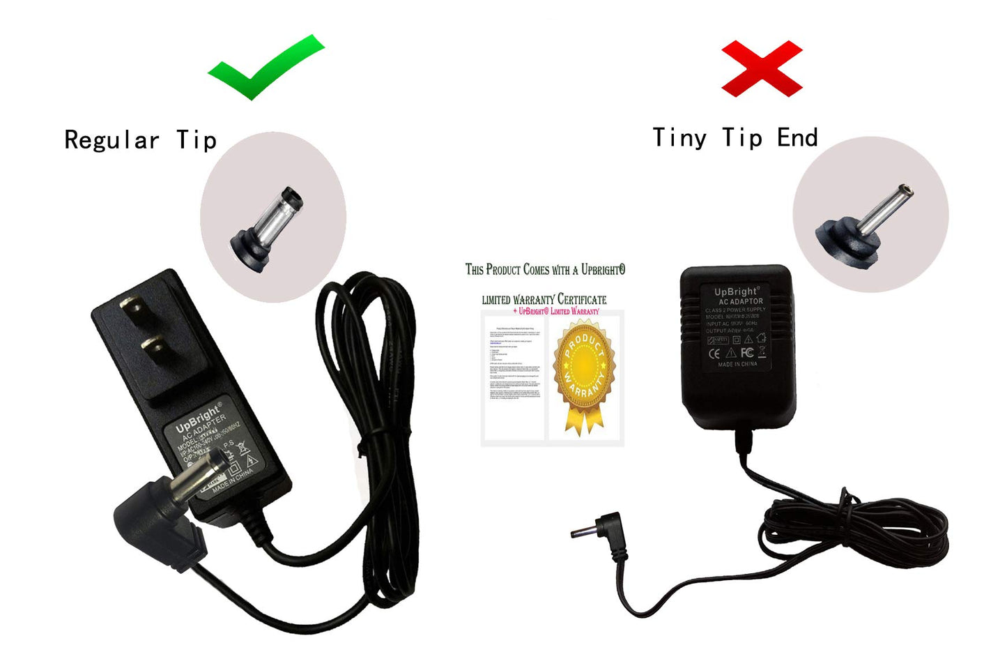 UpBright DC 6V AC/DC Adapter Compatible with VTech AT&T CS6114 CS6649 CS6759 CS6829 CS6859 CS6729-2 CS6529-14 CS6529-15 CS6529-16 CS6529-17 CS6529-2…