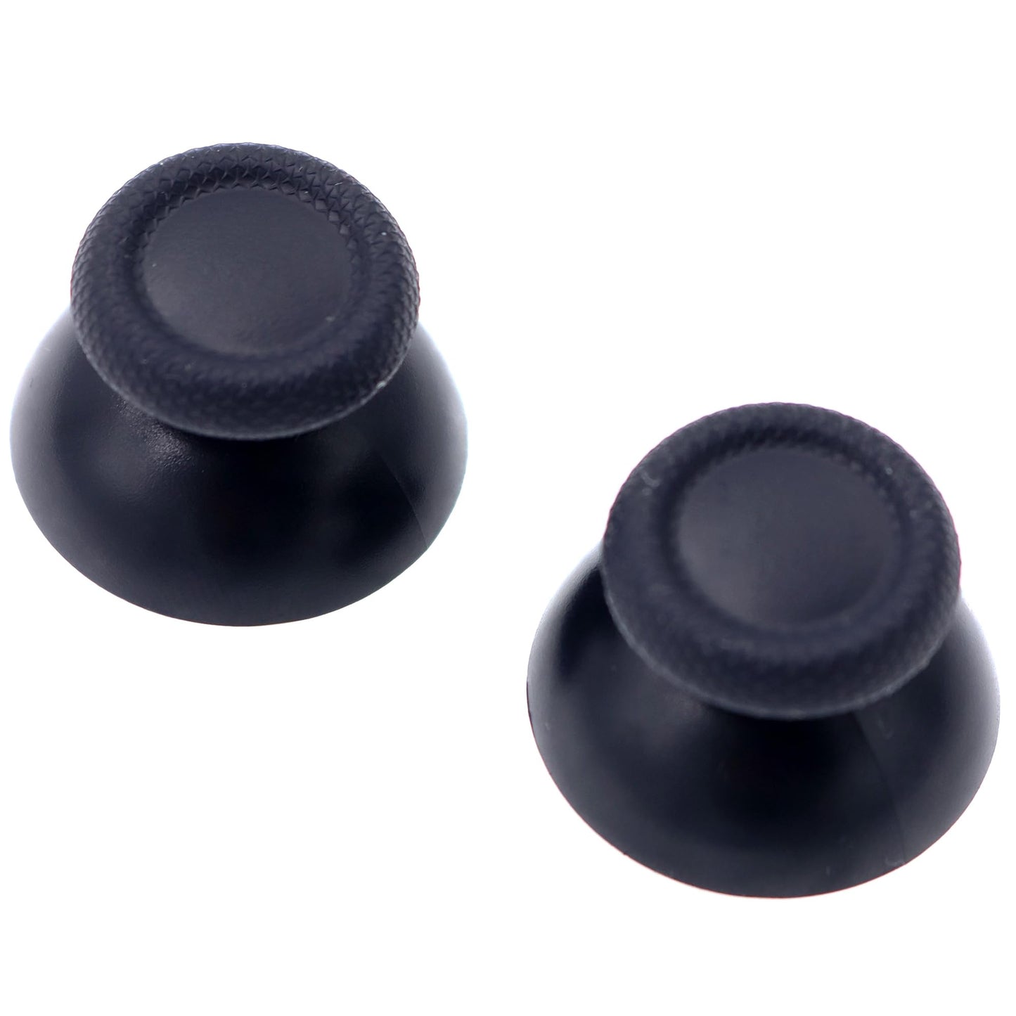 Deal4GO 2-Pack Thumbsticks Concave Rubber Analog Z-Sticks Replacement for PS5 & PS4 Controller Grips Sticks (Black)