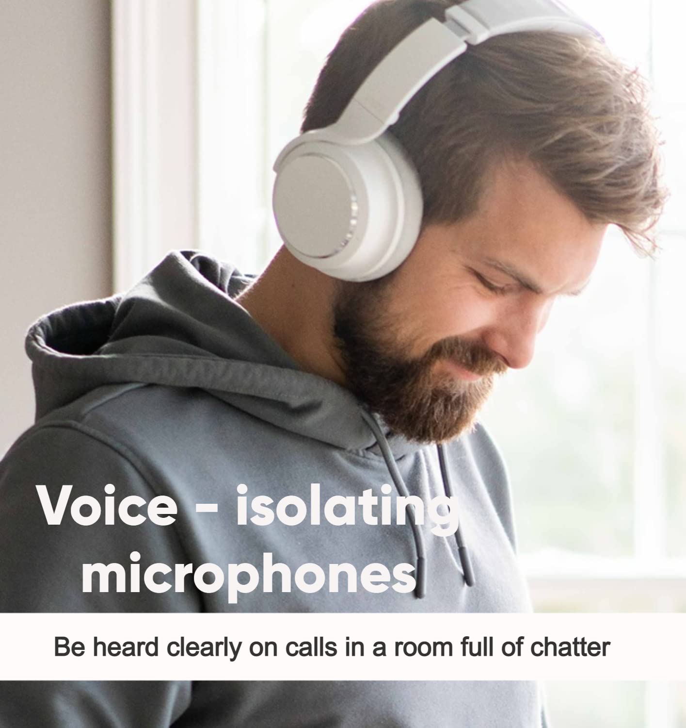 WYZE Noise Cancelling Headphones, Over The Ear Headphones with Active Noise Cancellation, High-Fidelity Sound, Transparency Mode, Alexa Built-in…