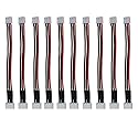 Yiqigou 10pcs 15cm JST-XH 2S 3S 4S 5S 6S Balance Charger Silicone Wire Extension Cable JST-XH 2S 3Pin Connector Adapter Plug Wire Balance Extension