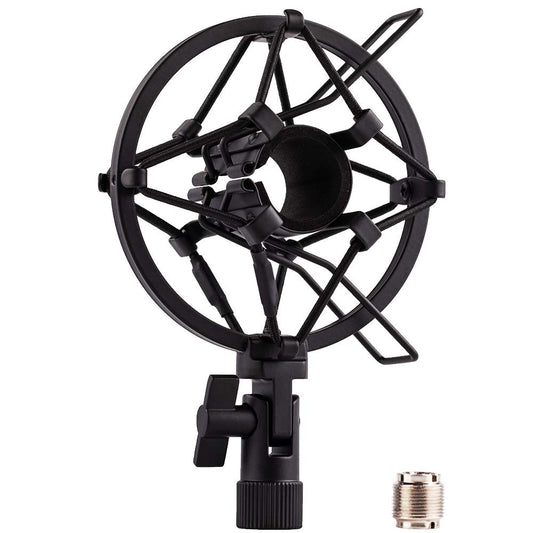 LYRCRO Microphone Shock Mount Holder Clip Mic Anti-Vibration for 22mm-26mm Diameter Dynamic Mic Like Shure SM58 58S SM57 PAG48 Sennheiser E835 E845